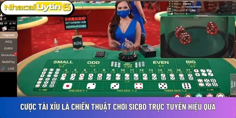 chiến thuật chơi sicbo trực tuyến